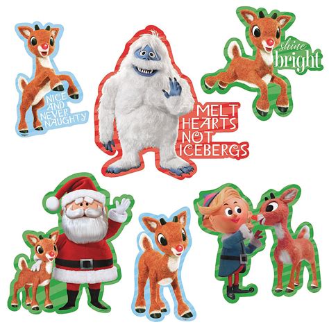 Rudolph The Red Nosed Reindeer Christmas Cutouts Christmas Cutouts