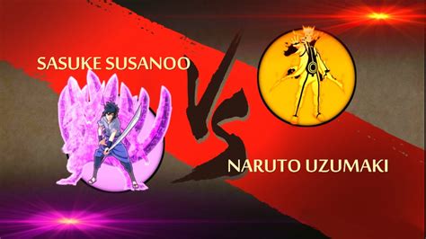 Shadow Fight 2 Sasuke Susanoo Vs Naruto Uzumaki Youtube