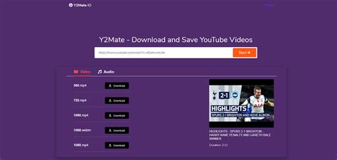 The online youtube video downloader y2mate is a popular choice among users. Top 5 YouTube Video Downloaders for Windows 10/8/7 in 2020 ...