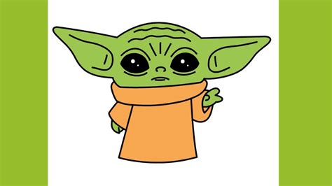How To Draw Yoda Baby Youtube