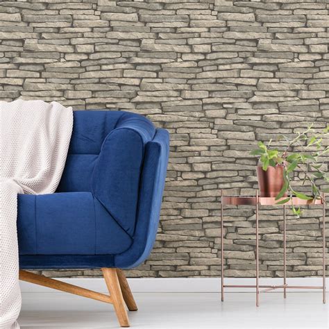 Inhome Hickory Creek Stone Peel And Stick Wallpaper Michaels Faux