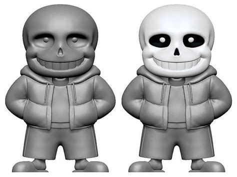 Sans From Undertale 3d Model 3d Printable Cgtrader
