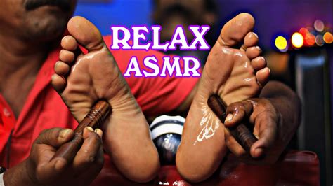 Asmr Relaxing Foot Massage With Mixed Tools On My New Asmr Room Tingles Back Youtube