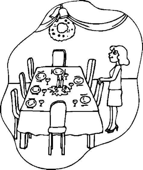 This beautiful table is filled with some of the coziest elements for a family meal. Thanksgiving Table Drawing at GetDrawings | Free download