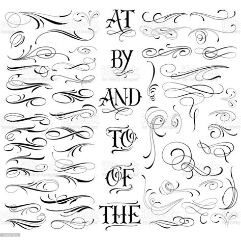 Handmade Tattoo Lettering And Decorative Elements Lettering Styles