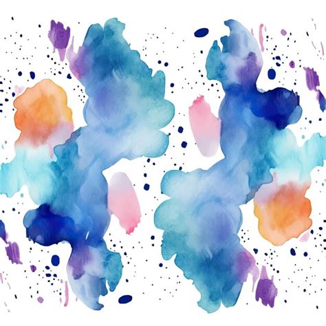 Premium Vector Colorful Abstract Watercolor Stain Vector
