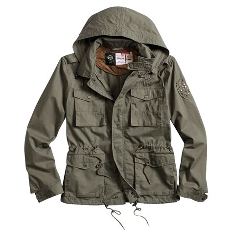 Military Style Parka Mens