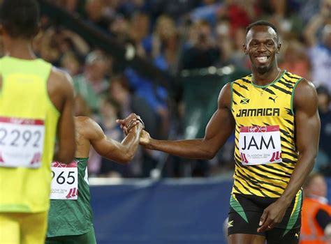 Commonwealth Games 2014 Usain Bolt Eases Jamaica Into Mens Relay Final The Independent The