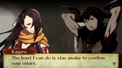 Fire Emblem Fates Birthright Kagero And Asugi Support Conversations