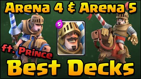 I've tried lots of different decks while being stuck at pekka's playhouse. Clash Royale - Best Arena 4 & Arena 5 Decks and Strategy ...