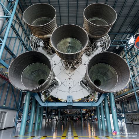 Saturn V Rocket On Display At Kennedy Space Center Pictured Is The