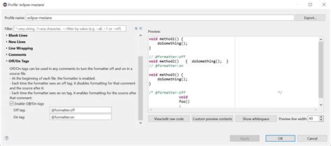 Java Eclipse How To Prevent Formatting Multi Line Concatenated