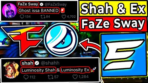 Shah And Ex Joining Luminosity Proof Faze Sway Evade Member Leaves