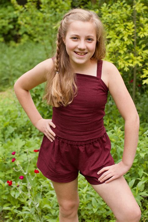 Capri Tween Top And Shorts Violette Field Threads