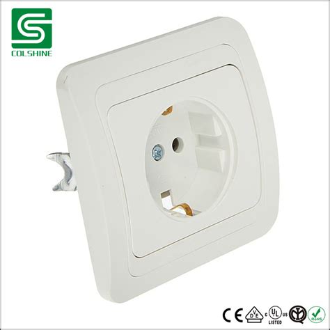 Eu Wall Plug Electric Socket Tv Outlet White Russia Switch China