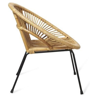 The decor therapy wilson 1 drawer wood and metal round side table boasts a. Jasper Rattan Chair with Metal Legs | Chair, Metal chairs ...