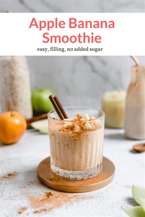 Apple And Banana Smoothie Recipe Recipes Spicy