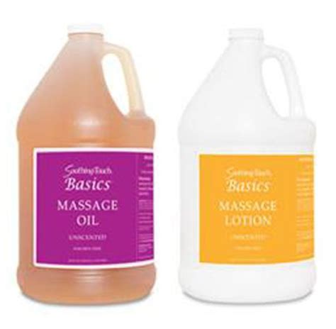 Unscented Massage Oil And Lotion Soothing Touch Basics