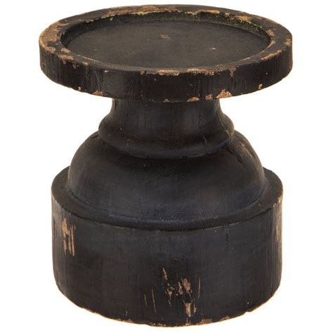 Consider removing black from your palette altogether and. Black Distressed Chunky Candle Holder | Hobby Lobby ...