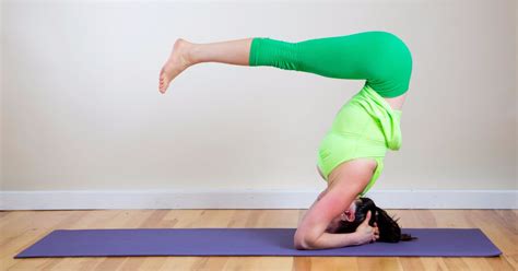 Headstand Core Exercise Popsugar Fitness