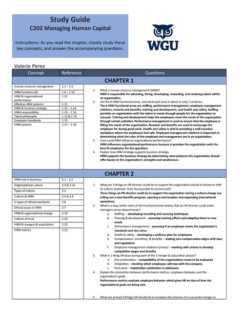 C202 Study Guide C202 Wgu Studocu