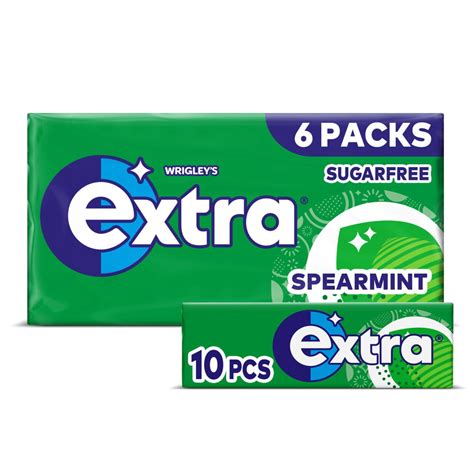 Extra Spearmint Sugarfree Chewing Gum Multipack 84g Zoom