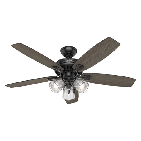 Add a fan light to your new or existing ceiling fan to spice up your décor and save big! Hunter Ceiling Fan LED Highbury II 52 in. Indoor Matte ...