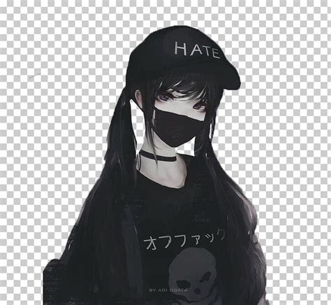 Images Of Anime Girl Wearing Hoodie And Mask