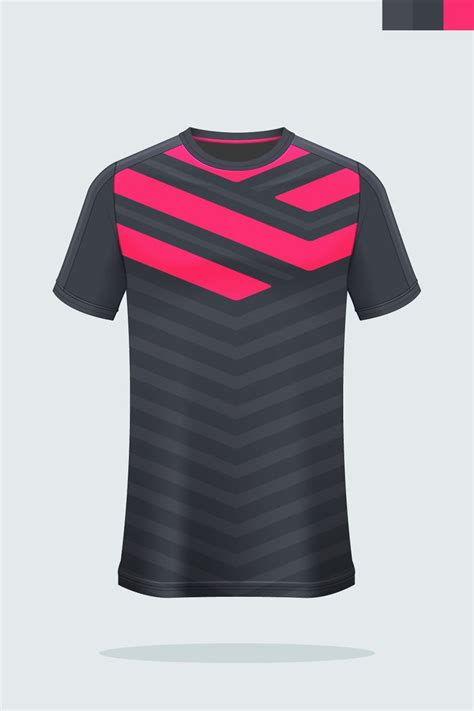 T-shirt sport mockup template design for soccer jersey ...