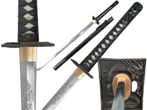 40 Ninjato 1045 Hand Forge Ninja Sword W Real Ray Skin Handle Leather