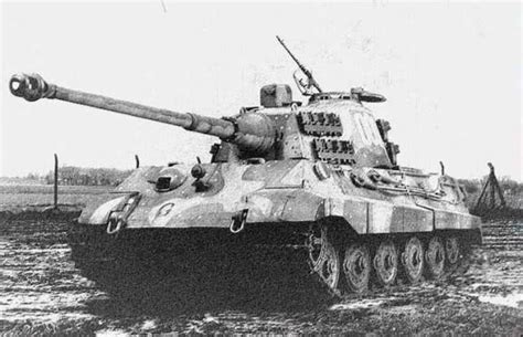 Panzer Vi Tiger Ii K Nigstiger In Ambush Camouflage Pattern Tiger Ii