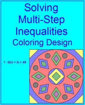 The points for nonmembers are lower than the points for members when x is less than 11. Equations or inequalities: solve multi-step #3 - coloring ...