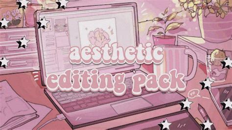 Aesthetic Editing Pack Music Fonts Overlays Green Screens And