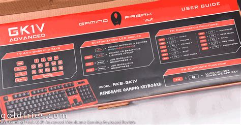 Take a look at it down below. AVF Gaming Freak GKIV Advanced Membrane Gaming Keyboard ...