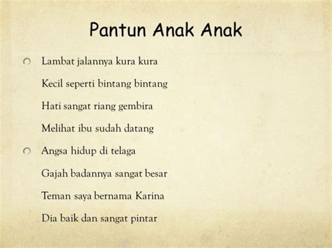 Pantun Yang Berisikan Teka-Teki Dan Pendengar Atau Pembaca Diberi - Safekey