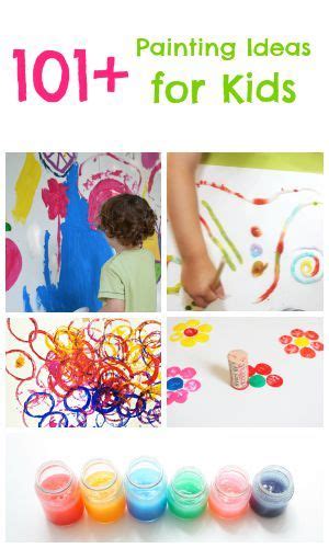 Kids Art Lion Painting With Footprints And Forks