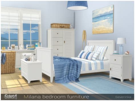 Milana Bedroom By Severinka Liquid Sims