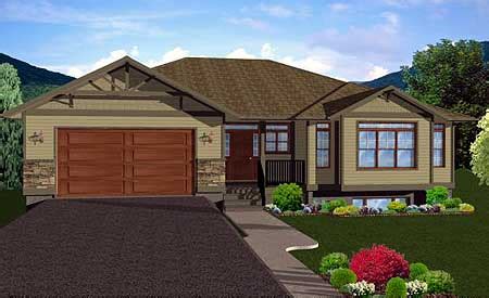 If a ranch design is likely to be there too many variables, such as slab foundation vs. Craftsman Ranch Home Plan With Finished Basement - 6791MG ...