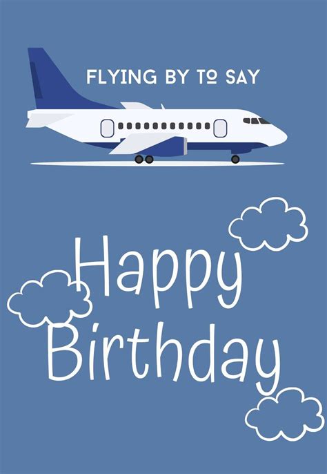 Airplane Birthday Printables Free
