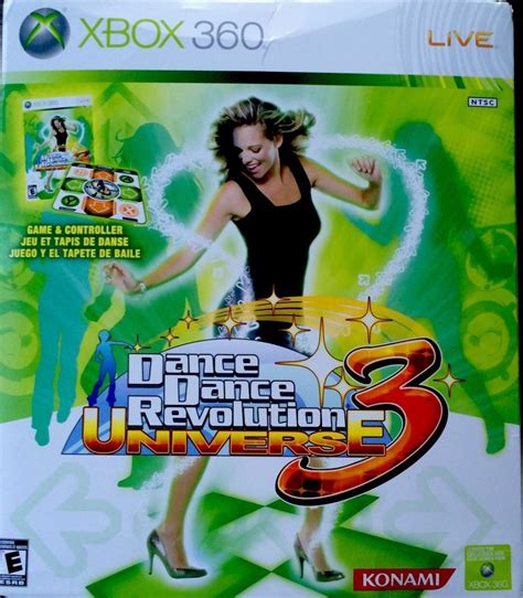 Used Complete Xbox 360 Live Dance Dance Revolution Universe 3 With Mat Dance Dance Revolution