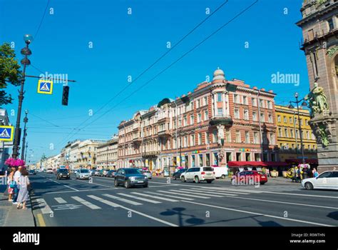 Nevsky Prospekt Saint Petersburg Russia Stock Photo Alamy