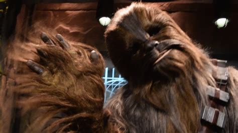 Meeting Chewbacca At Star Wars Launch Bay Disneyland Park Disneyland
