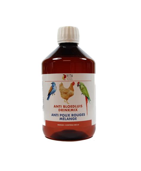 Anti Bloedluis Drinkmix Bloedluizen Bestrijden Bij Vogels En Kippen