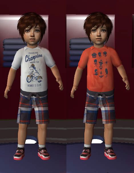 Birdgurls Sims 2 Creations Toddler Male Outfit Collection 46