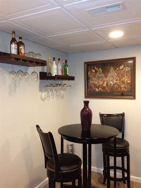 Big thank you to the home depot canada again for partnering on this project and making this dream office space a reality! Basement...DIY Bar | Home, Basement bar designs, Basement ...