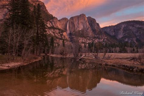 Yosemite Falls And Merced River Photo Richard Wong Photography