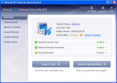Ahnlab V3 Internet Security Untuk Windows Unduh