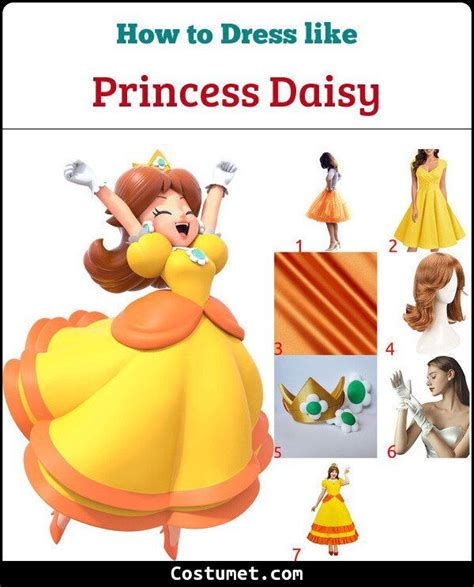 princess daisy super mario costume for cosplay and halloween 2022 in 2022 princess daisy