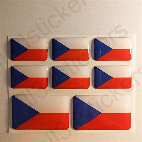 Flaggen werden in verschiedenen größen und in hoher stückzahl flaggen kann man hissen oder setzen. Kfz-Aufkleber Tschechien 3D Flagge Fahne (gedomt) epoxy resin