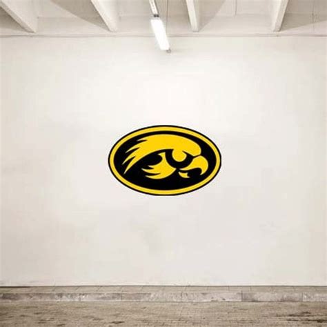 Iowa Hawkeyes Large Wall Decal 21 X 15 By Jixiprint On Etsy